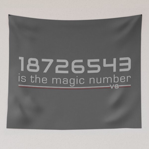 Item preview, LS V8 - Magic Number [firing order] designed and sold by PetrolHeads.