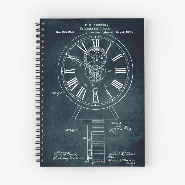 Item preview, 1880 Calendar for clocks designed and sold by xaviervieiraart.