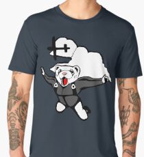 Camiseta premium para hombre Paracaidismo hurón