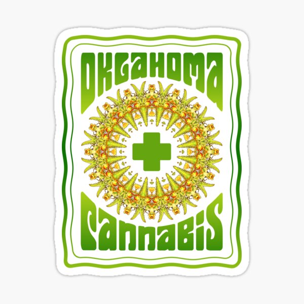 OKLAHOMA CANNABIS MARIJUANDALA Sticker