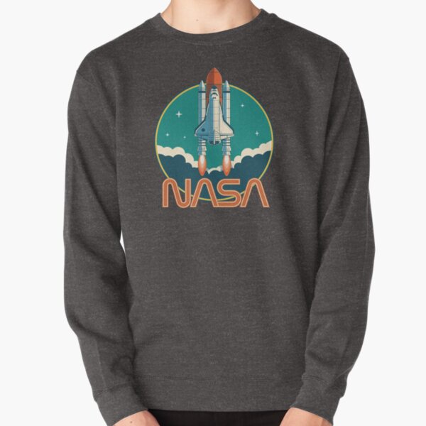 Logotipo del transbordador espacial retro de la NASA Sudadera sin capucha