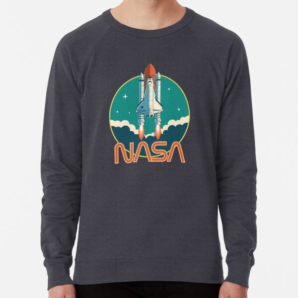 Logo de la navette spatiale rétro de la NASA Sweatshirt léger