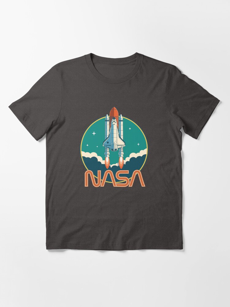 Alternate view of NASA Retro Space Shuttle Logo Essential T-Shirt