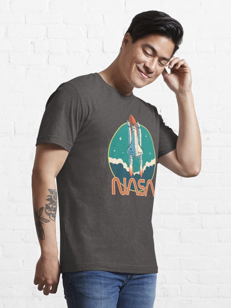 Alternate view of NASA Retro Space Shuttle Logo Essential T-Shirt