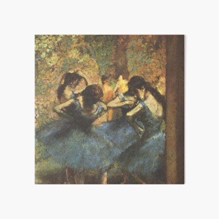 Edgar Degas French Impressionism Oil Painting Ballerinas Rehearsing Art Board Print