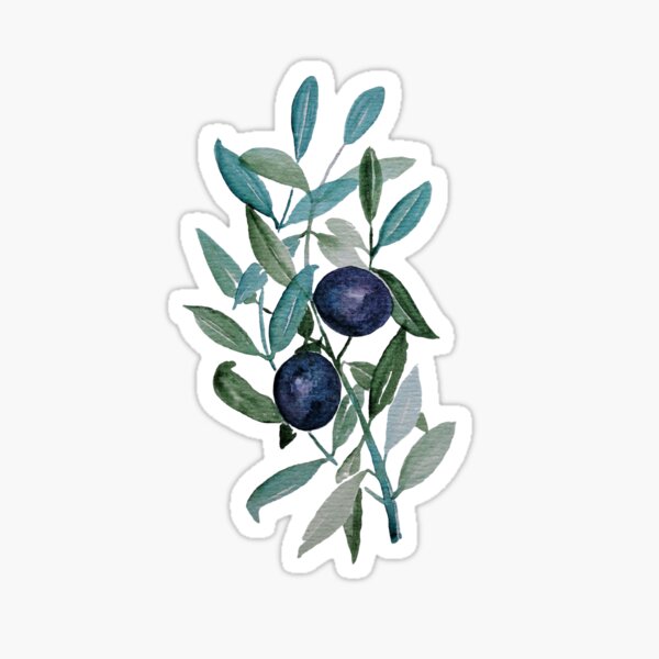 Item preview, Olive Branch In Watercolor  designed and sold by Oirabot.