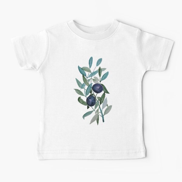 Olive Branch In Watercolor  Baby T-Shirt