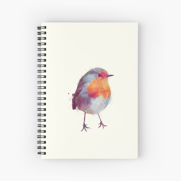 Winter Robin Spiral Notebook