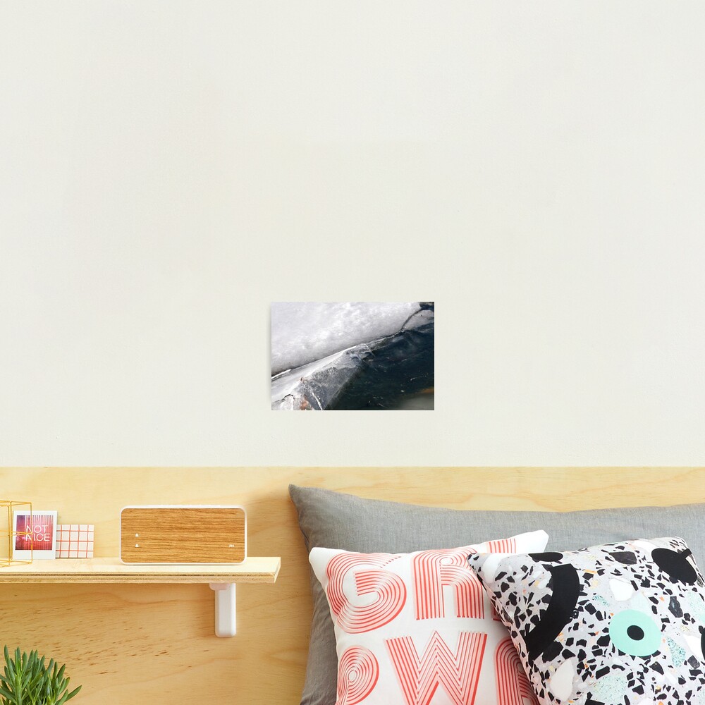 Ice Fold Photographic Print