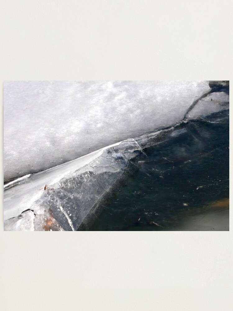 Alternate view of Ice Fold Photographic Print