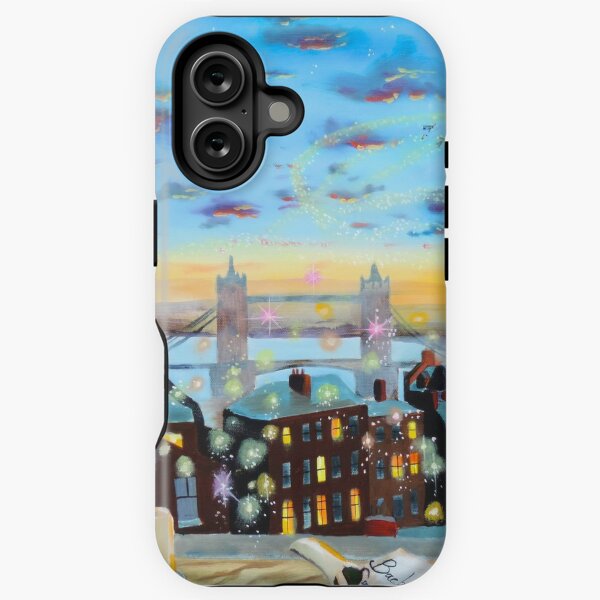 Second star to the right a Peter Pan inspired painting iPhone Tough Case