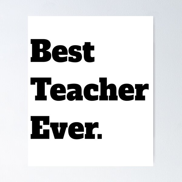 Item preview, Best Teacher Ever designed and sold by marosharaf.
