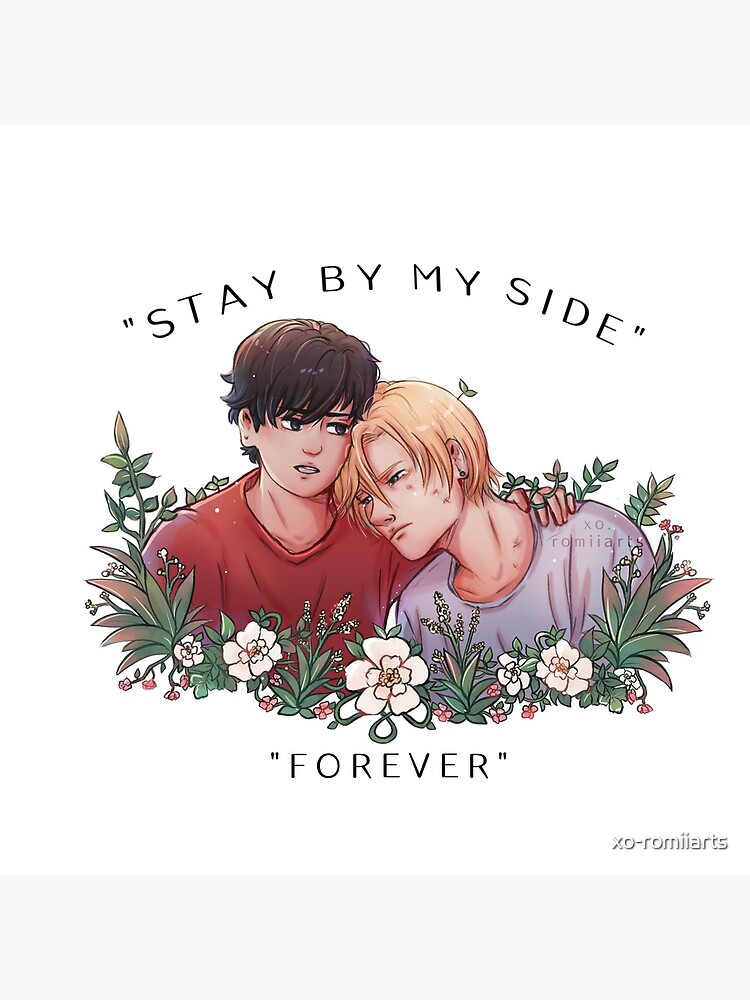 Banana Fish Stay By My Side Greeting Card By Xo Romiiarts Redbubble