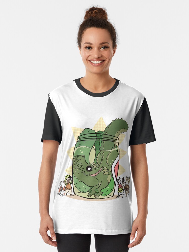 Alternate view of Pickle Monster Graphic T-Shirt
