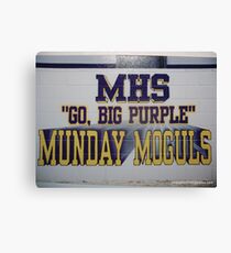 MUNDAY FOOTBALL FIELD MURAL Canvas Print