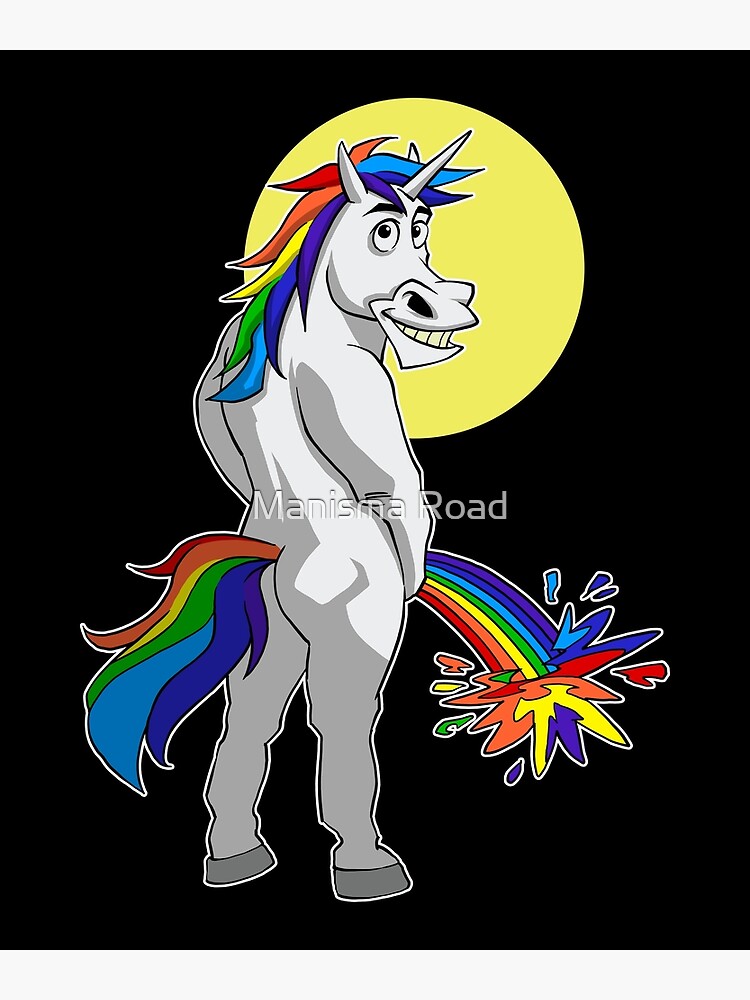 Rainbow Unicorn Art Print – Hoot Designz
