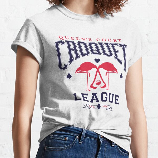 Item preview, Alice in Wonderland Flamingo Croquet League designed and sold by scribblewit.