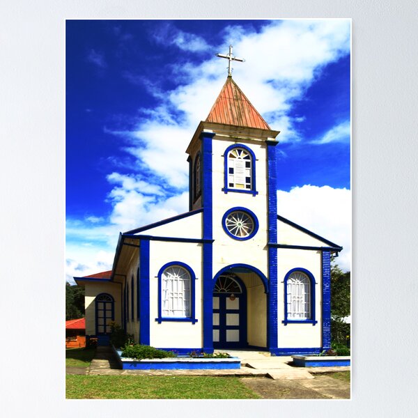 Item preview, Curch in Cartago designed and sold by Guy C. André Tschiderer.