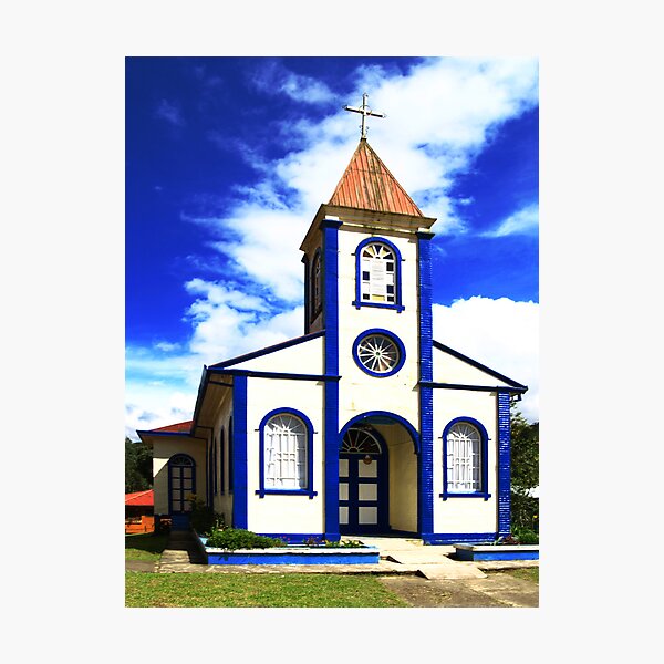 Item preview, Curch in Cartago designed and sold by Guy C. André Tschiderer.