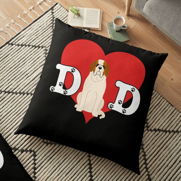 Dad St Bernard - Gift For St Bernard Lover Floor Pillow