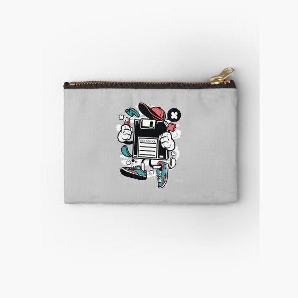 Item preview, Retro diskette Cartoon Character - Fun T-shirt Old School Style Floppy disks 8-inch with 1.44 megabytes of storage space. designed and sold by Nickelparis.