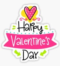 Happy Valentine's Day TShirt - Valentine Tee Sticker