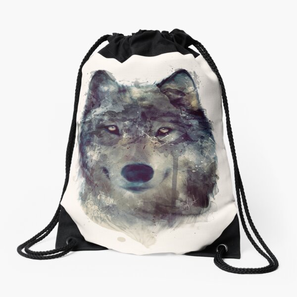 Wolf // Durchhalte dich Turnbeutel