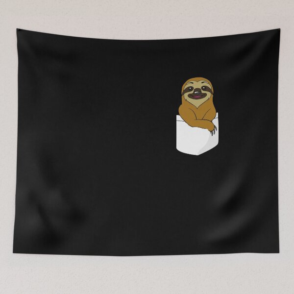 Item preview, Funny Sloth In Shirt Pocket Gift designed and sold by Manisma Road.