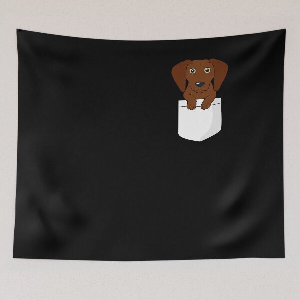 Item preview, Teckel Dog Breed In Shirt Pocket Gift Funny designed and sold by Manisma Road.