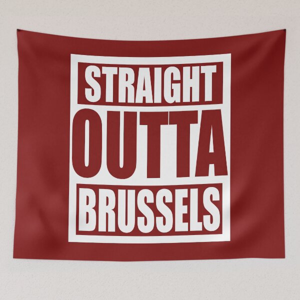 Item preview, Straight Outta Brussels TShirt designed and sold by Oles Bielienkyi.