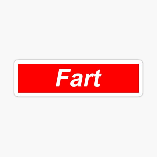 Fart Box Logo Sticker By B0red Redbubble