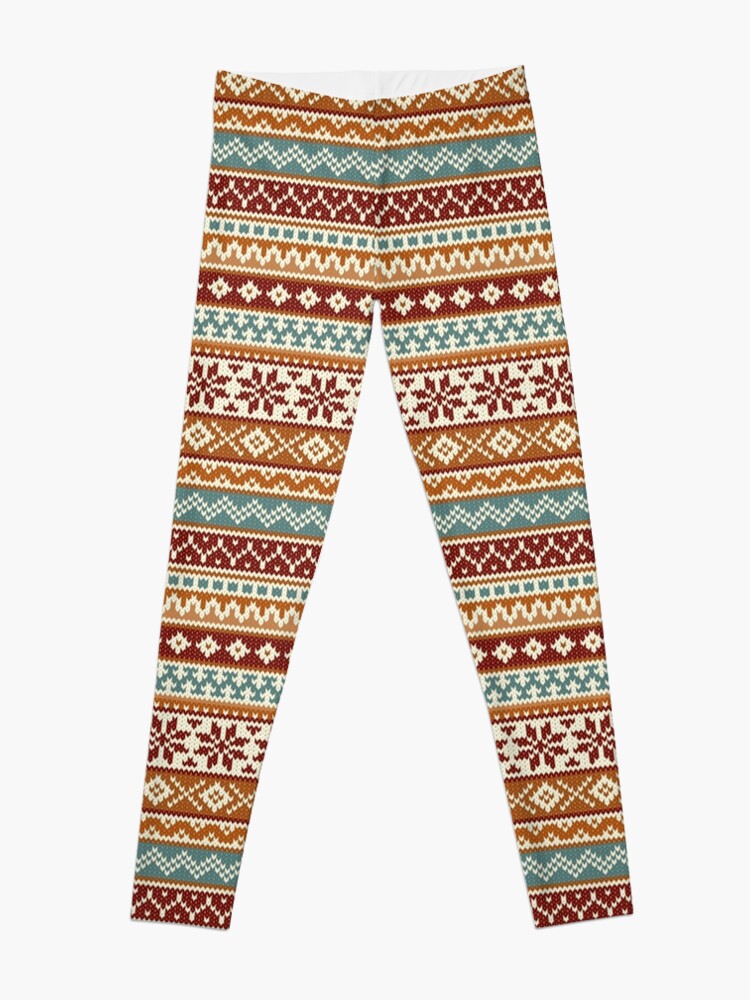 Alternate view of Fair Isle Fox Vibes Leggings