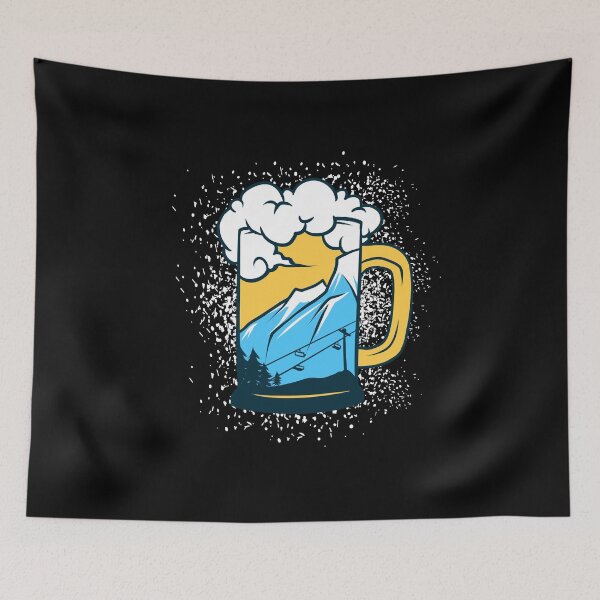 Item preview, Ski Holiday Beer T-Shirt Gift For Ski Rider designed and sold by Manisma Road.