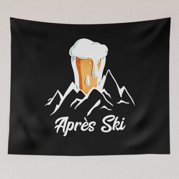 Item preview, Apres ski mountains t-shirt gift winter holiday designed and sold by Manisma Road.