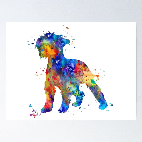 Miniature schnauzer outlet wall art