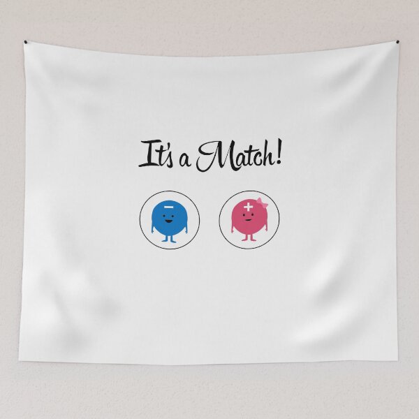 Item preview, It's a Match! Opposite atracts designed and sold by Orballo28.