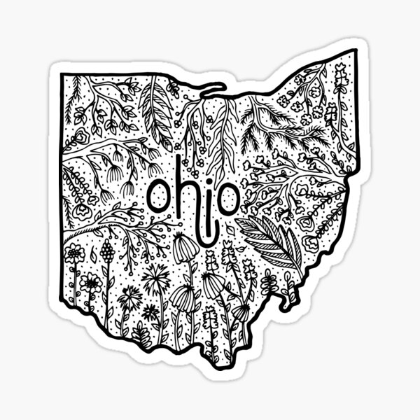 Ohio Black and White Stickers – Celebrate Local, Shop The Best of Ohio