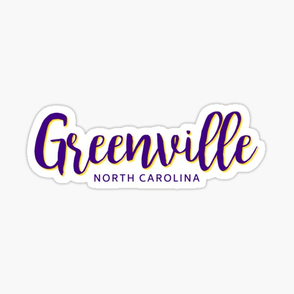 Item preview, GREENVILLE NORTH CAROLINA designed and sold by Elise STICKER QUEEN.