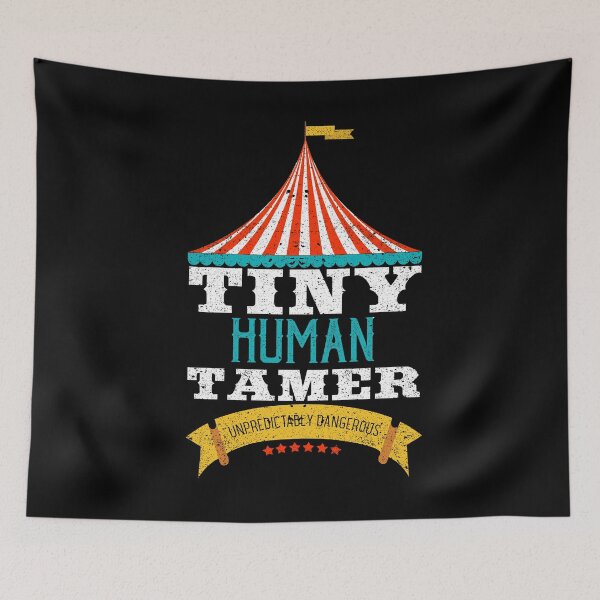 Item preview, Tiny Human Tamer Circus Carnival Gymnast Gym Yoga designed and sold by Kieran Abbott.
