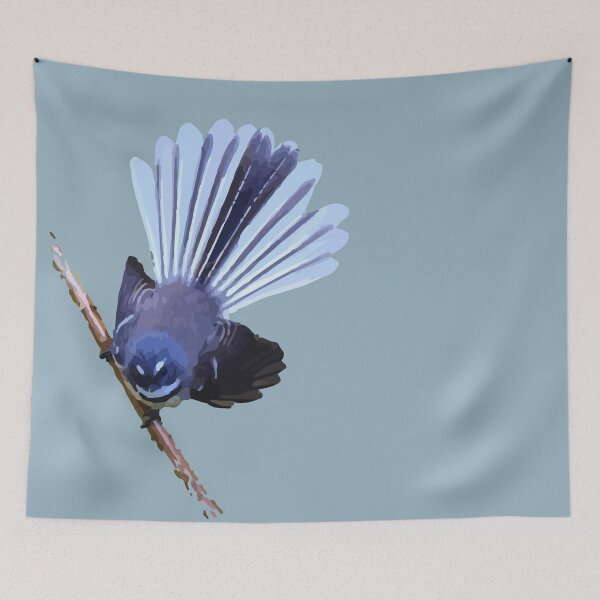 Item preview, New Zealand Fantail designed and sold by BeThreeDesigns.