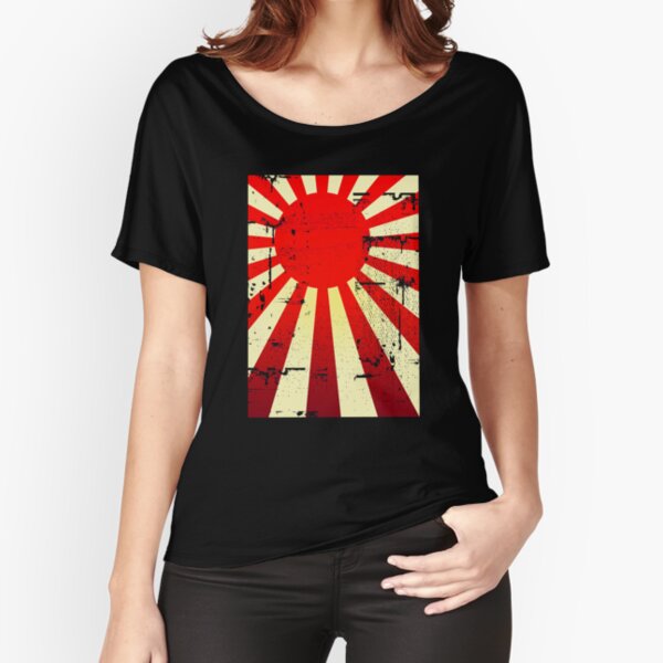 Japan Rising Sun Flag Red