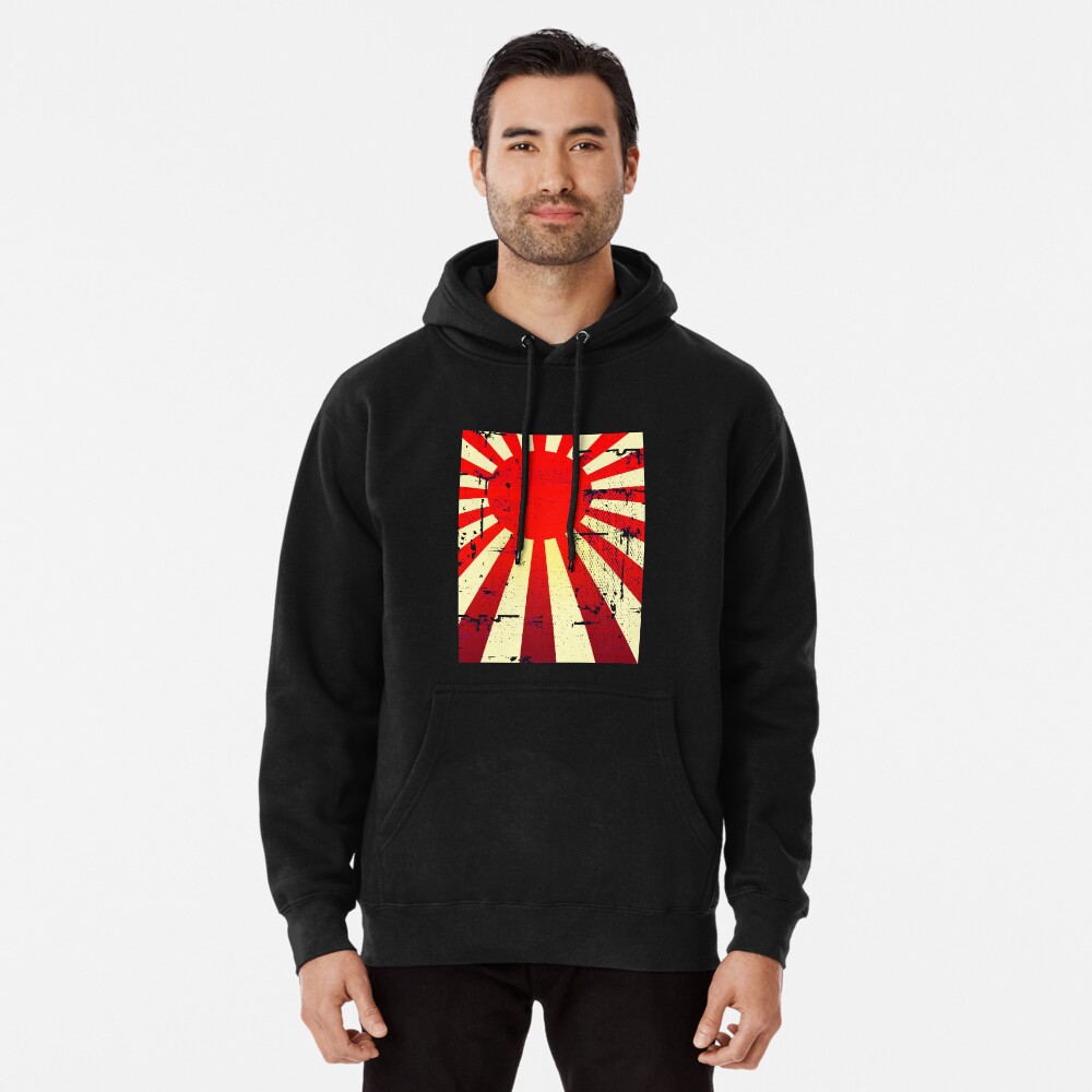 Japan Rising Sun Flag Red