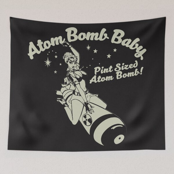 Item preview, Vintage Look Atom Bomb Baby designed and sold by culturestash.