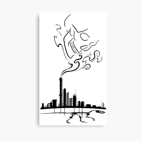 Do Not Burn Fossil Fuels Canvas Print