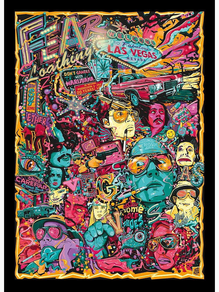 Fear and Loathing in Las Vegas Art Board Print for Sale by jsarnold513
