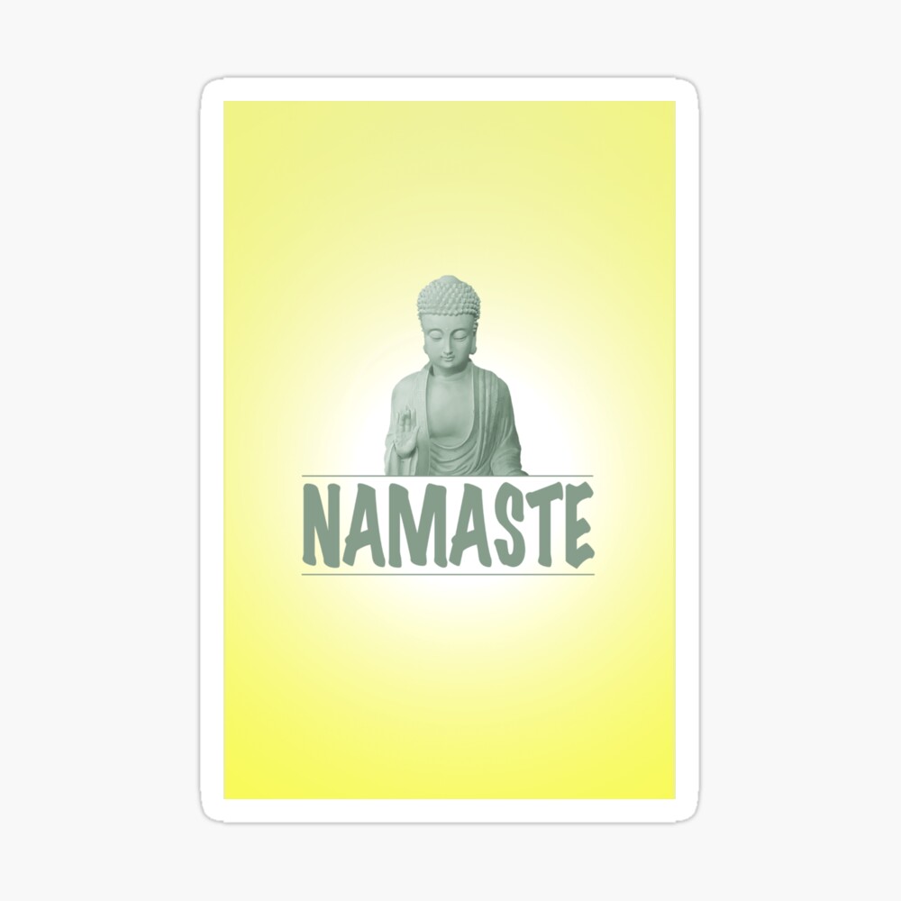 Namaste Buddha Handytasche Iphone Hulle Cover Von Rightbrainwoman Redbubble