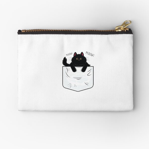 Pocket Cat Zipper Pouch