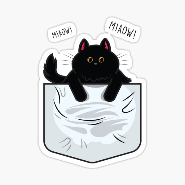 Pocket Cat Sticker