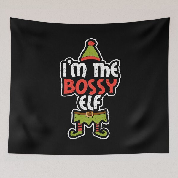 Item preview, I'm The Bossy Elf Christmas Family Party Costume designed and sold by Kieran Abbott.