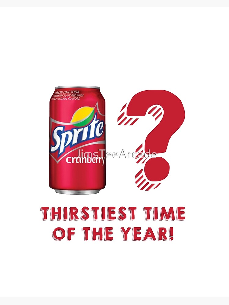 Sprite Cranberry Thirstiest Time Of The Year Art Board Print By Jimsteearcade Redbubble - sprite cranberry roblox outfit